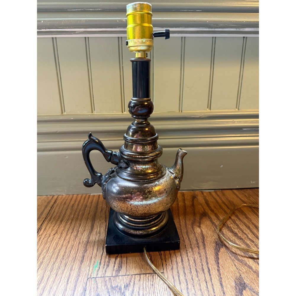 Teapot Table Lamp Unique Accent Lighting Bedside Desk Lamp Home Decor